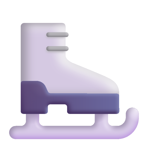 Ice Skate Color Vector