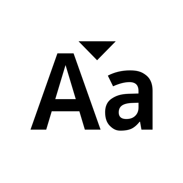 Icon   To Lower Case Vector