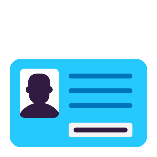 Identification Card Flat