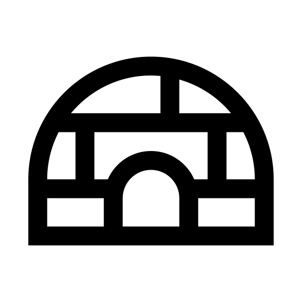 Igloo Solid Vector
