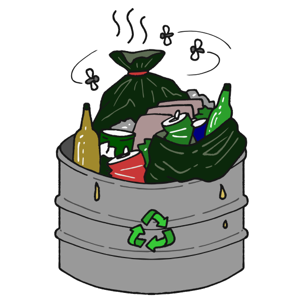 Ilustrasi Limbah Sampah