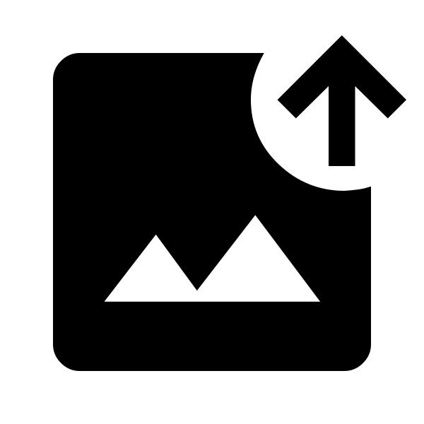 Image Arrow Up Fill