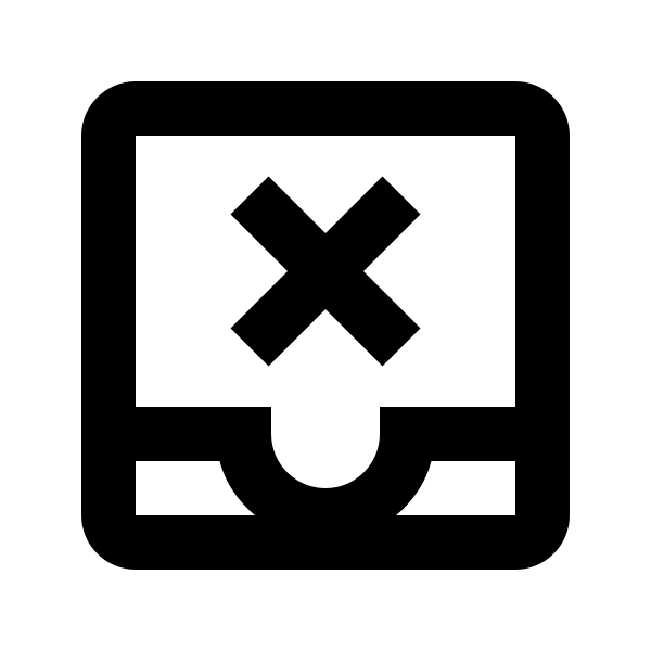 Inbox Remove Outline