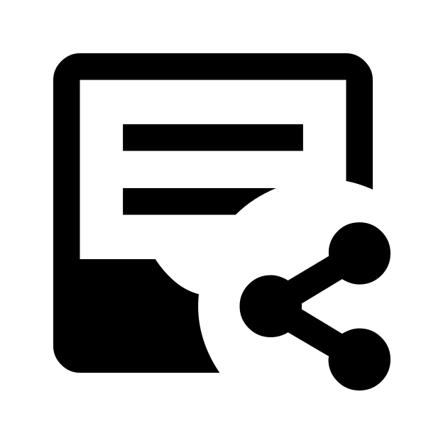 Inbox Text Share Fill