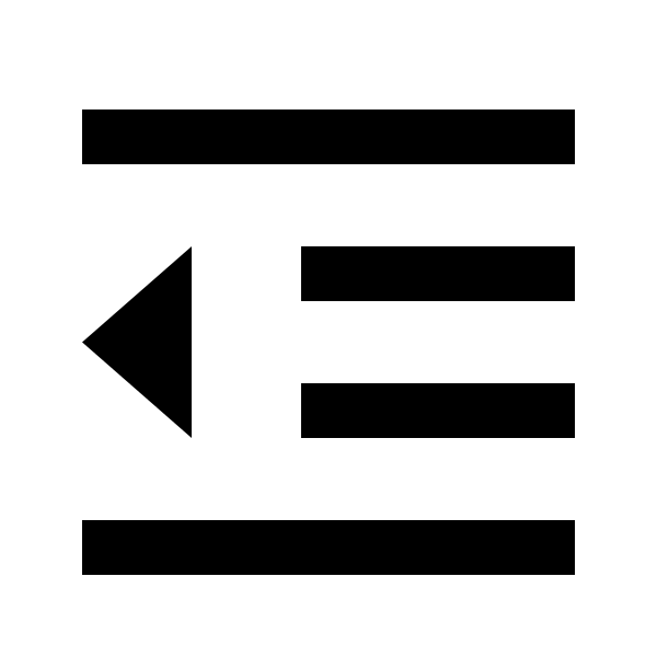 Indent Decrease