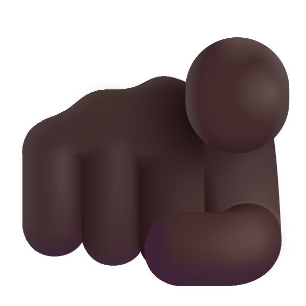 Index Pointing At The Viewer Color Dark Vector