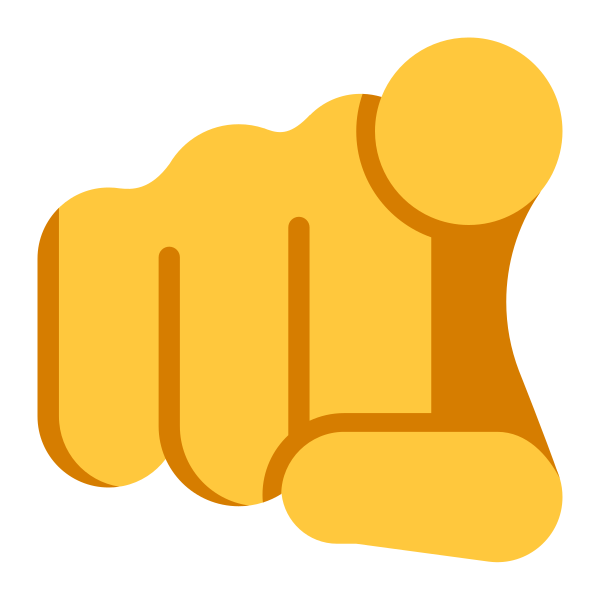 Index Pointing At The Viewer Flat Default