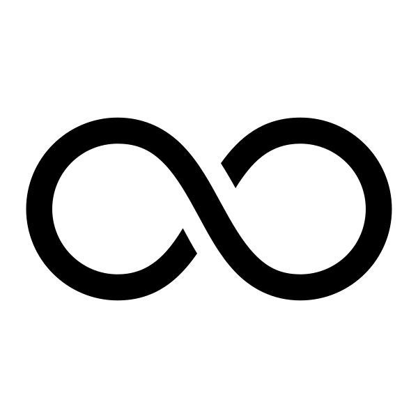 Infinity Solid Vector