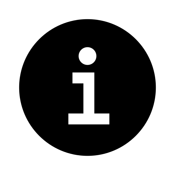 Information Circle Sharp
