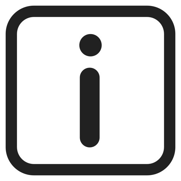 Information High Contrast Vector
