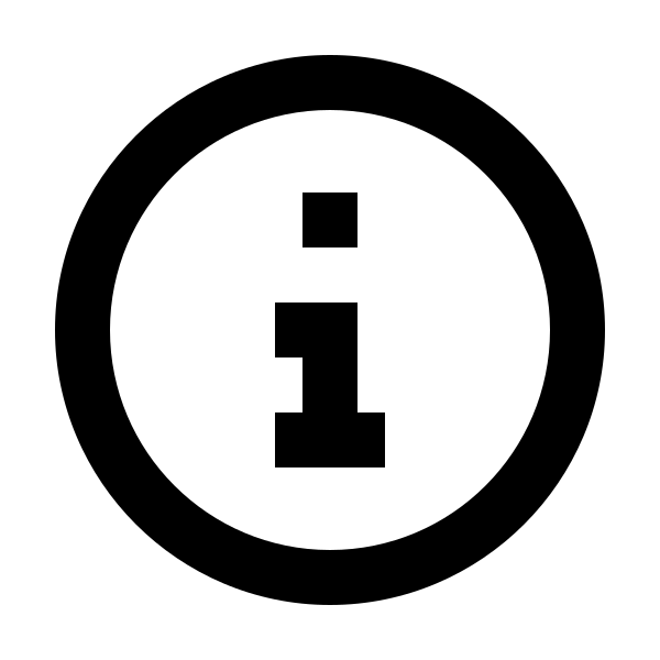 Information Slab Circle Outline