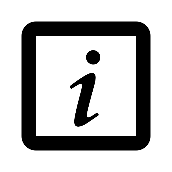 Information Variant Box Outline