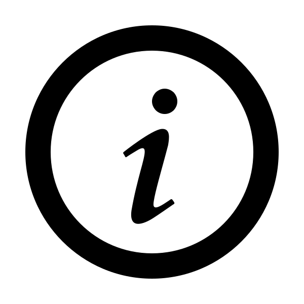 Information Variant Circle Outline