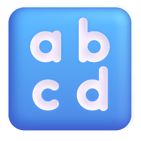 Input Latin Lowercase Color Vector