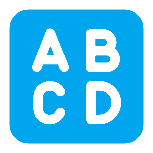 Input Latin Uppercase Flat
