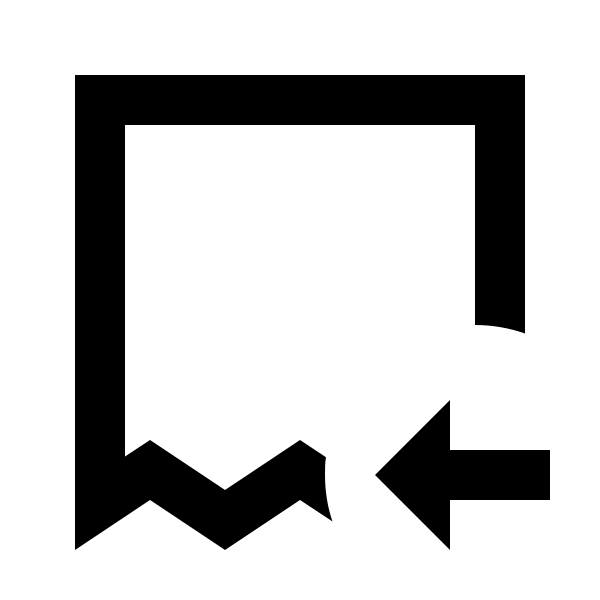 Invoice Arrow Left Outline