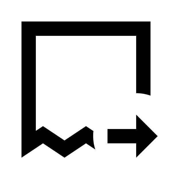Invoice Arrow Right Outline