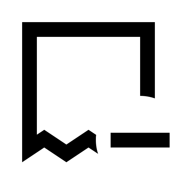 Invoice Minus Outline
