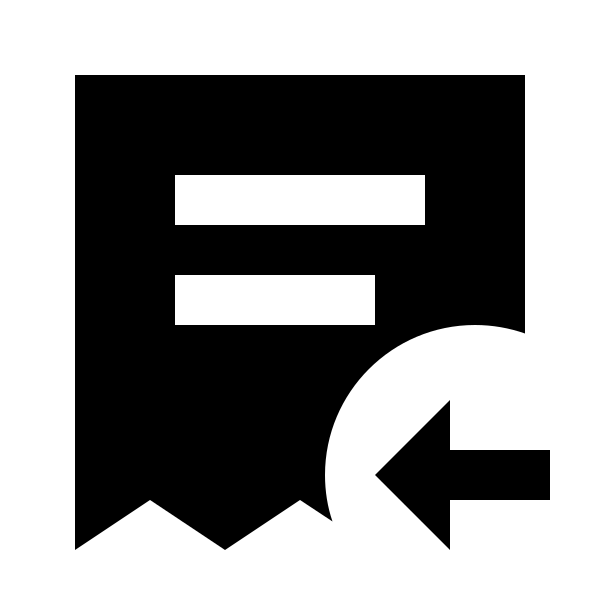 Invoice Text Arrow Left