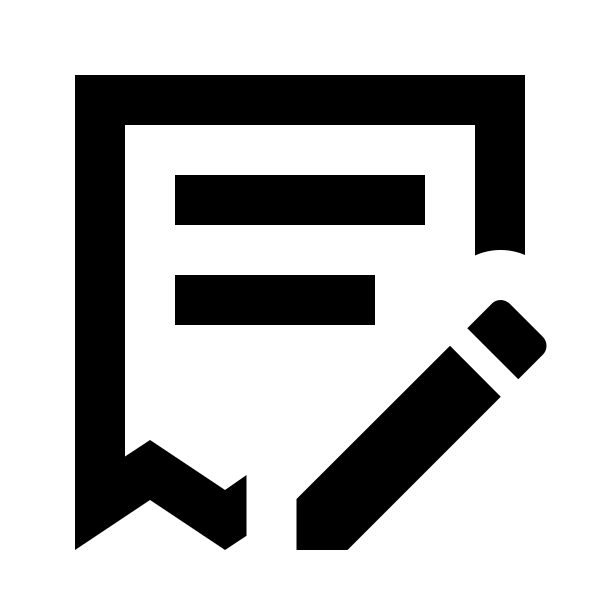 Invoice Text Edit Outline
