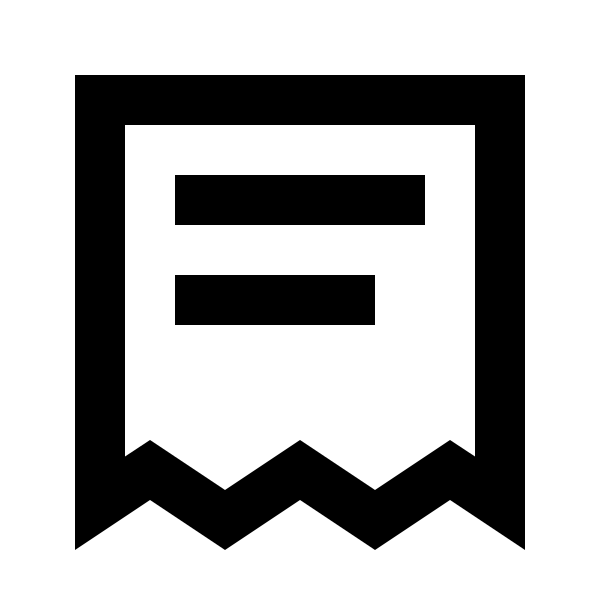 Invoice Text Outline