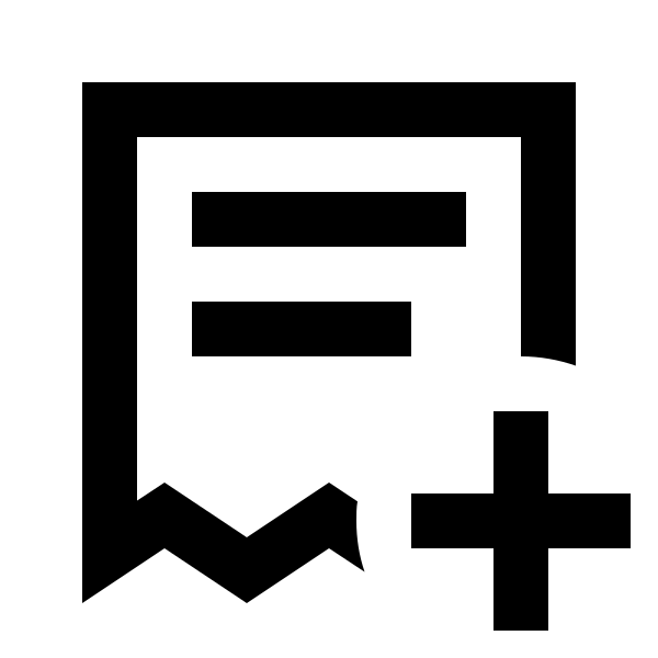 Invoice Text Plus Outline
