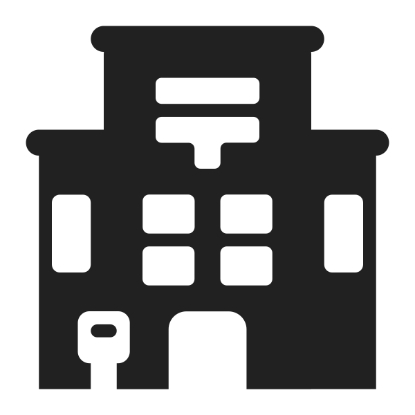 Japanese Post Office High Contrast Vector
