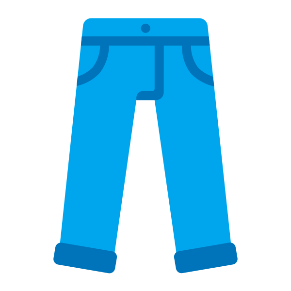 Jeans Flat Vector