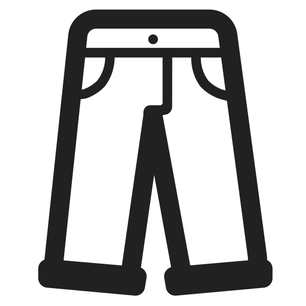 Jeans High Contrast Vector