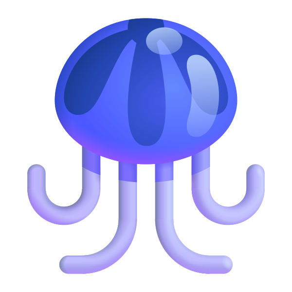 Jellyfish Color Vector