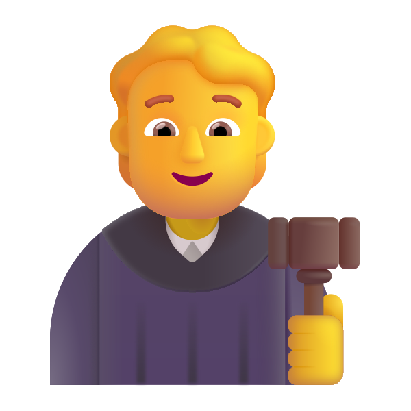 Judge Color Default Vector