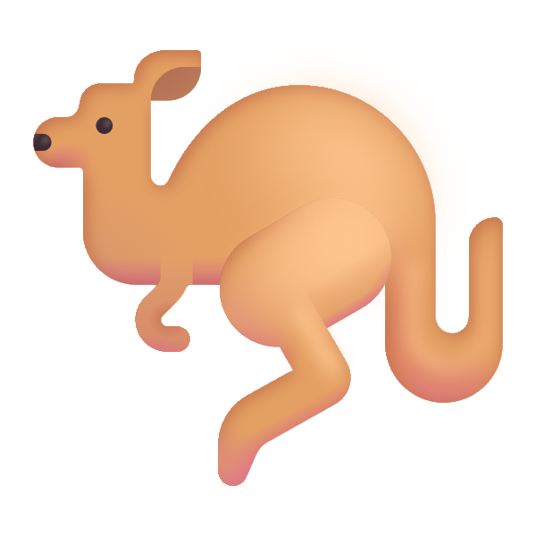 Kangaroo Color Vector