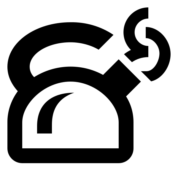 Kettle Steam Outline