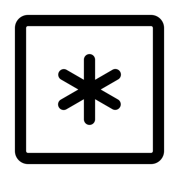 Key Asterisk 24