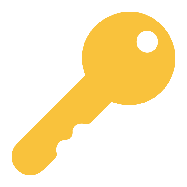 Key Flat Vector