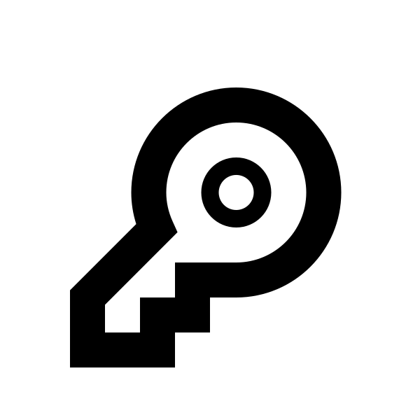 Key Outline Vector