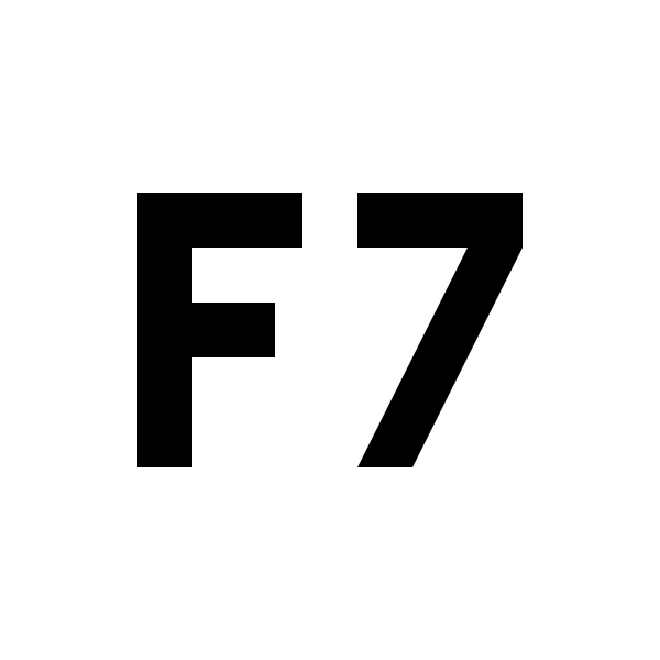 Keyboard F7