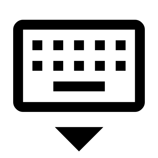 Keyboard Hide