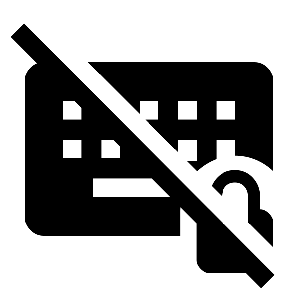 Keyboard Lock Off Fill