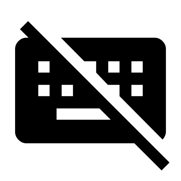 Keyboard Off Fill