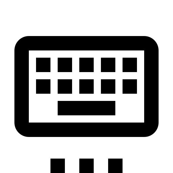 Keyboard Settings Outline