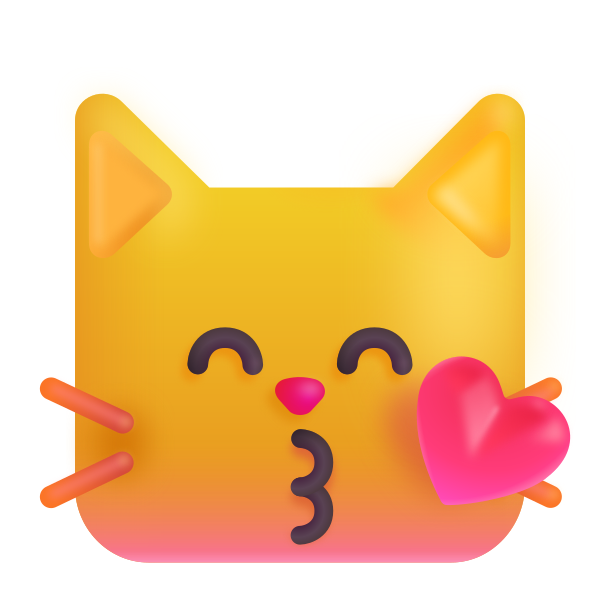 Kissing Cat Color