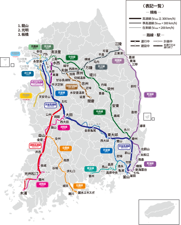 KTX Linemap Jp