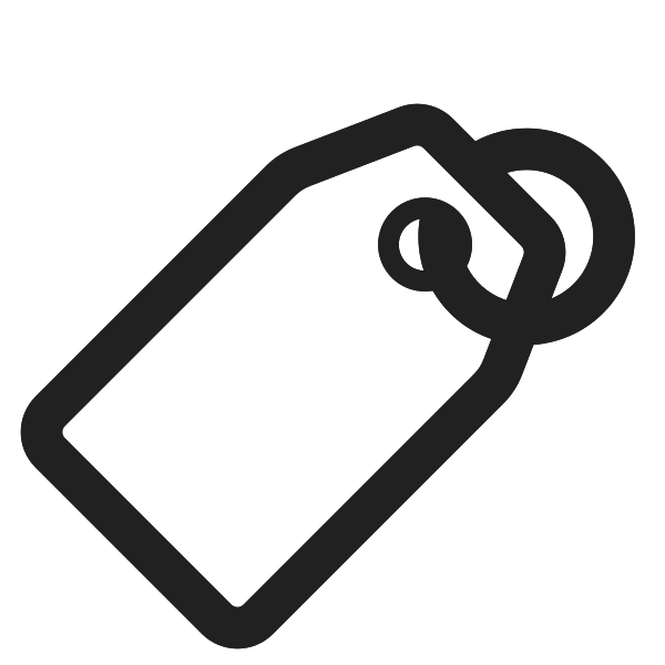 Label High Contrast Vector