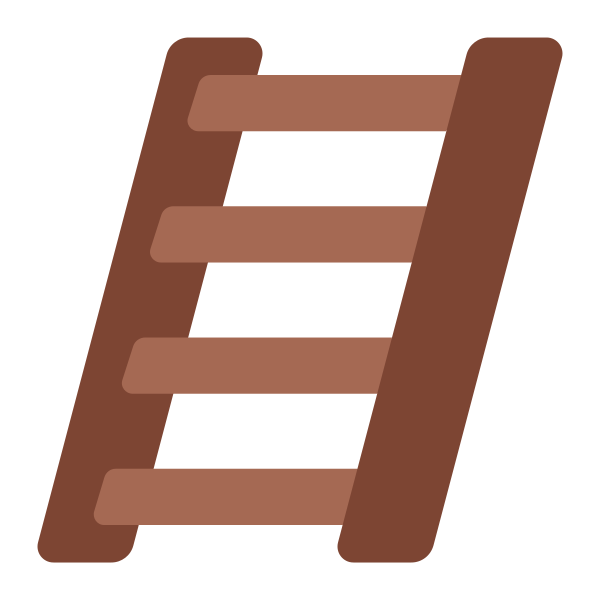 Ladder Flat Vector