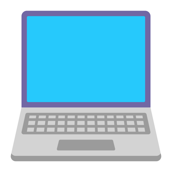 Laptop Flat Vector