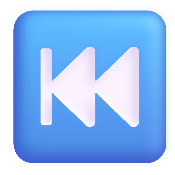 Last Track Button Color Vector