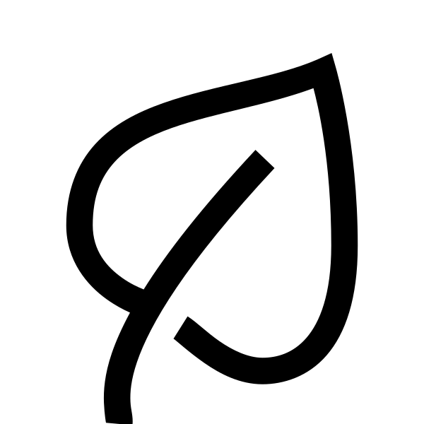 Leaf Solid Vector