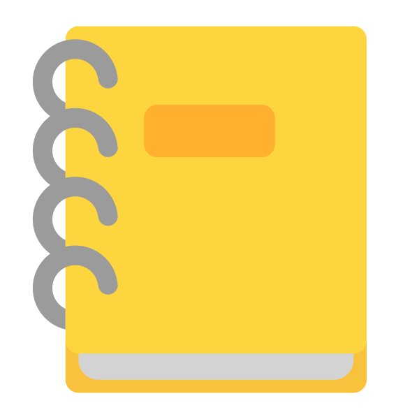 Ledger Flat Vector