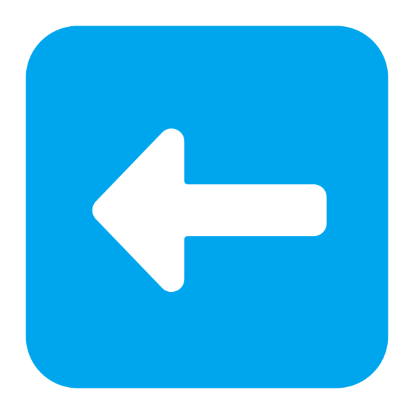Left Arrow Flat Vector